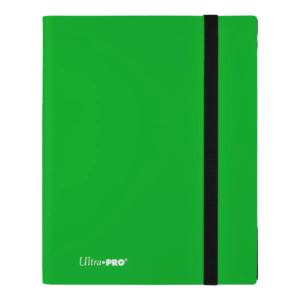 ULTRA PRO - 9 POCKET STRAP BINDER (LIME GREEN)