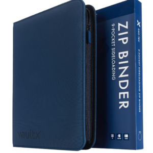 VAULT X - 9 POCKET ZIP BINDER (ROYAL BLUE)