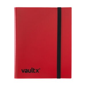 VAULT X - 9 POCKET STRAP BINDER (RED)