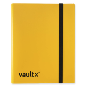 VAULT X - 9 POCKET STRAP BINDER (YELLOW)